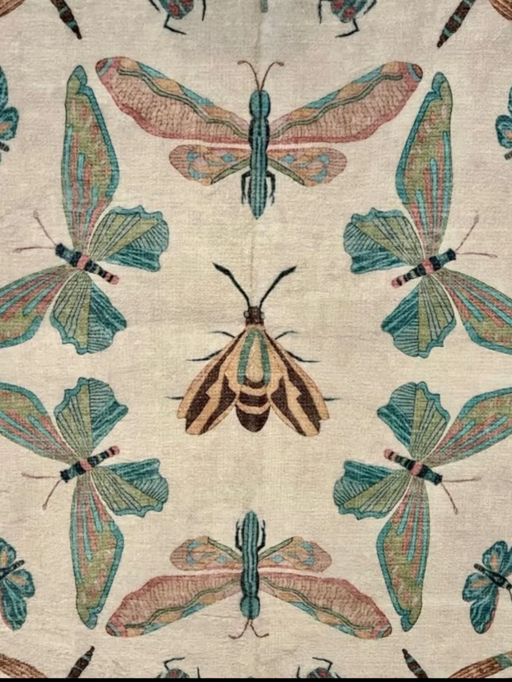🆕 ANTHRO STYLE Rug Butterfly Moth Apothecary Soft Machine Washable Door Bathroom